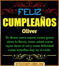GIF Frases de Cumpleaños Oliver